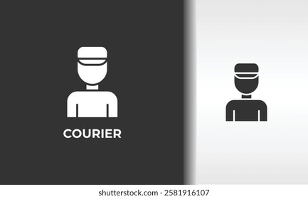 Courier Vector, Icon Or Logo Sign Isolated Symbol Illustration