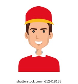 courier worker avatar character