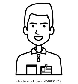 courier worker avatar character