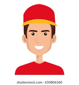 courier worker avatar character
