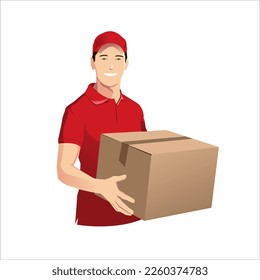 Couriers are happy to deliver packages