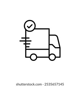 courir express icono logotipo plano aislado símbolo