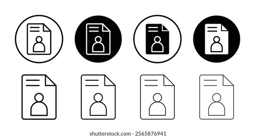 Course completion certificate icon Black and white outline vector