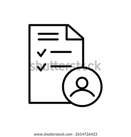 Course completion certificate icon black and white vector sign