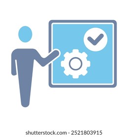 course concept line icon. Simple element illustration. course concept outline symbol design.