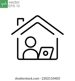 Course, distant education learning, online icon. Webinar concept, online or virtual school in home. Internet group conference work, study from home. Vector illustration Design, white background EPS10