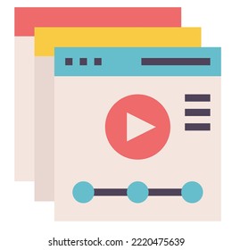 curso concepto moderno ui ux icono para sitio web, aplicación, presentación, volante, folleto, etc.