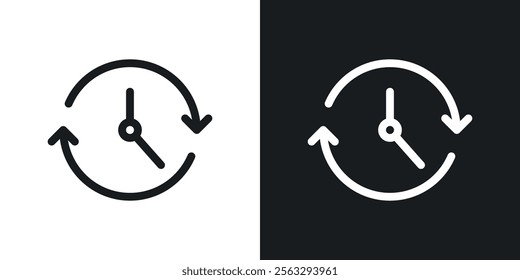 Course of time icon pack for app and website ui designs.