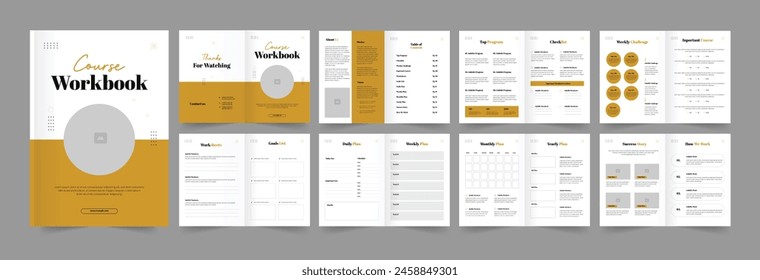  Course Workbook Layout and eBook Workbook Design