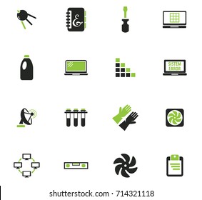 Courses school vector icons for user interface design