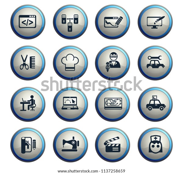 courses web icons for\
user interface design