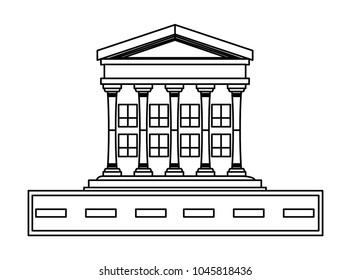 Court building icon 