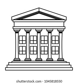 Court building icon 