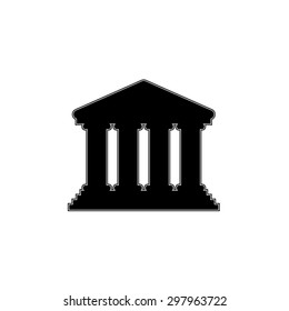 Court Building  - vector icon