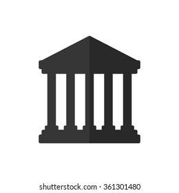 Court Building  - vector icon