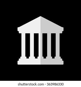 Court Building  - vector icon