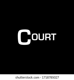 Court Creative idea logo design