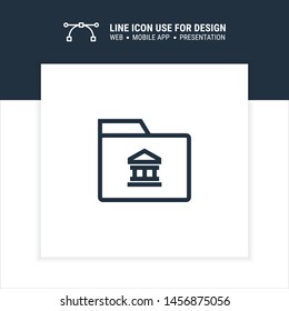 court folder icon design vector illustration