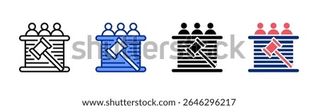 Court Free icon sheet multiple style collection