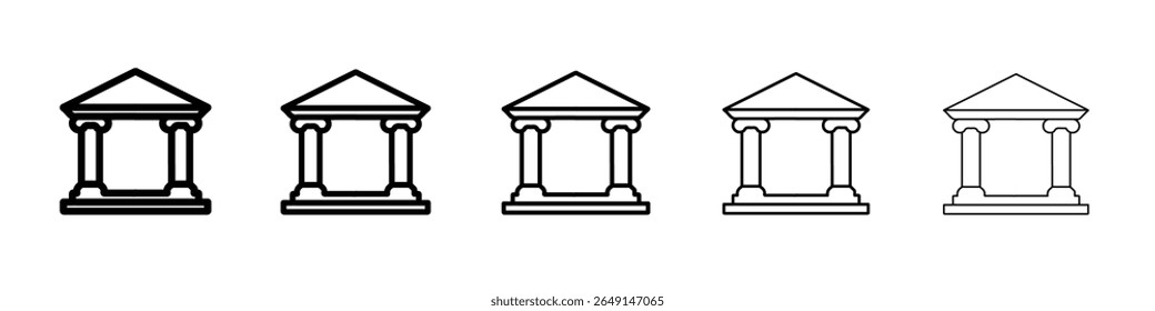 Gericht Symbol einfache Vektorgrafik Logo