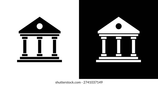 Court icon fill vectors set for ui.