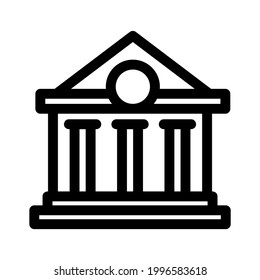 court icon or logo isolated sign symbol vector illustration - high quality black style vector icons
