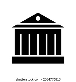 court icon or logo isolated sign symbol vector illustration - high quality black style vector icons

