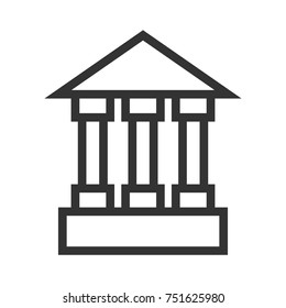 Court line icon