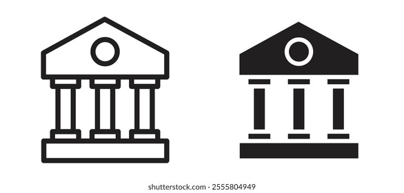 Court liner icon vector set.