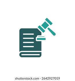 court order icon. vector.Editable stroke.linear style sign for use web design,logo.Symbol illustration.