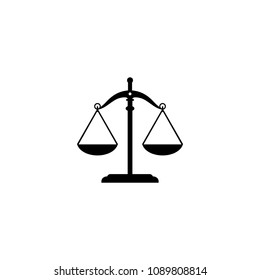 Court scales icon template
