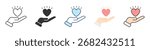 Courtesy Icon Set Multiple Style Collection