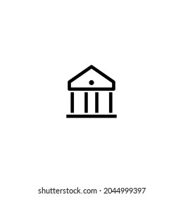 Courthouse Building icon simple vector perfect illustration