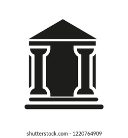 Courthouse icon. Trendy Courthouse logo concept on white background from law and justice collection. Suitable for use on web apps, mobile apps and print media.