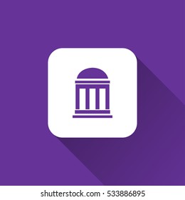 courthouse icon. vector illustration