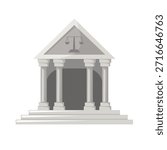 Courthouse icon, courthouse vector illustration, law court building clipart, judicial justice building vector image, law clip art, laws clip art
