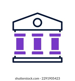courthouse icon for your website design, logo, app, UI.
