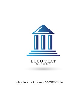 Courthouse Logo Symbol Icon Vector Template Stock Vector (Royalty Free ...