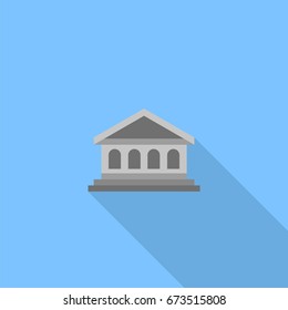 courthouse vector icon