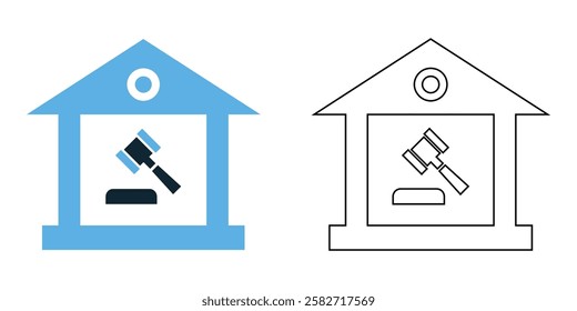 Courtroom icon vector, justice, law, trials, and legal proceedings, legal and government pictogram symbol ui and ux design, glyphs and stroke line