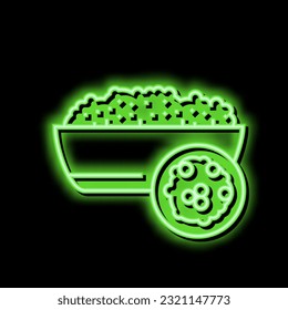 couscous groat neon light sign vector. couscous groat illustration