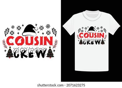 Cousin Crew, Christmas T-Shirt Design, Cousin Crew T-Shirt Design svg