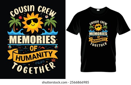 Cousin crew Summer Vacation Beach Family Trips Matching T-Shirt
