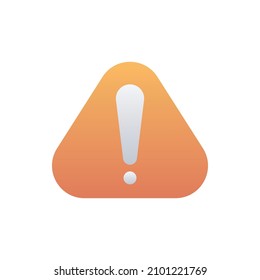 Coution vector Flat Icon Design Symbol on White background EPS 10 File