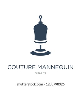 couture mannequin icon vector on white background, couture mannequin trendy filled icons from Shapes collection, couture mannequin vector illustration