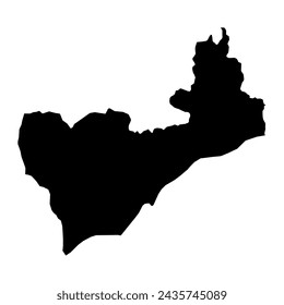 Cova Lima Municipality map, administrative division of East Timor. Vector illustration.