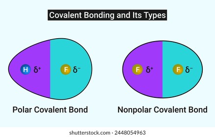 Covalent Bonding and Its Types (Polar Covalent Bond and Nonpolar Covalent Bond)