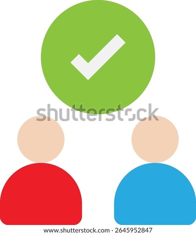 Covenant Agreement Treaty Icon Vector Flat Illustration