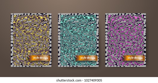 Cover abstract blured paint. Marble flush effect pattern vector eps 10. Liguify stain colorful