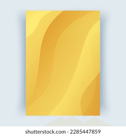 Cubrir con líneas abstractas. Diseño de portada en formato A4, orientación vertical. Fondo abstracto, vector Eps10
